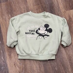 H&M Mickey crewneck sweatshirt, size 2T